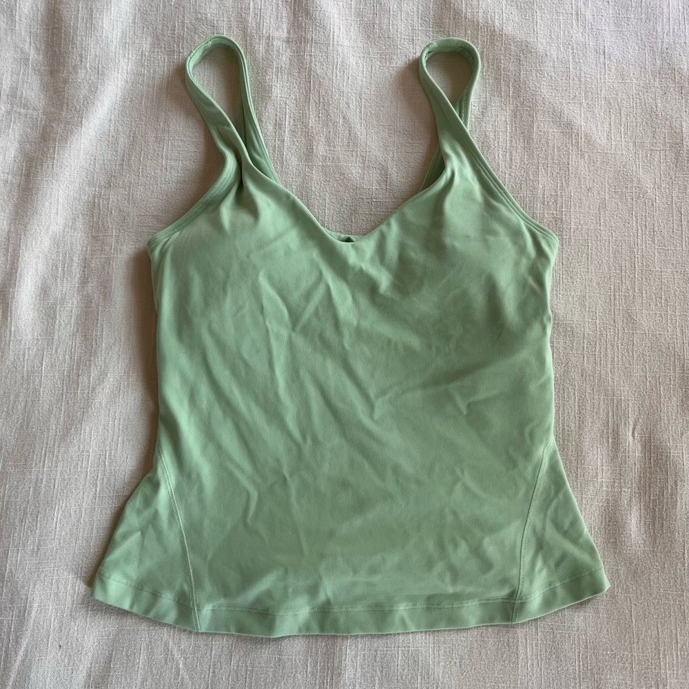 Lululemon Align waist length tank top in creamy mint